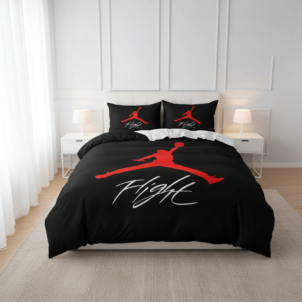 Red Jump Quilt Cover