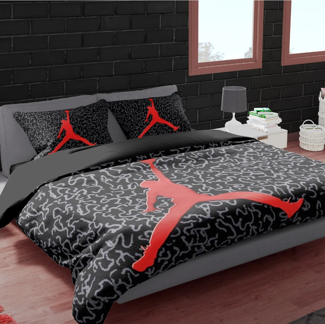 Jump Grey Quilt Cover