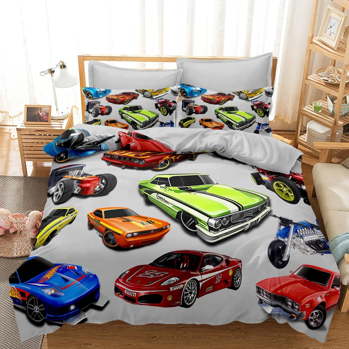 Car Family Quilt Cover