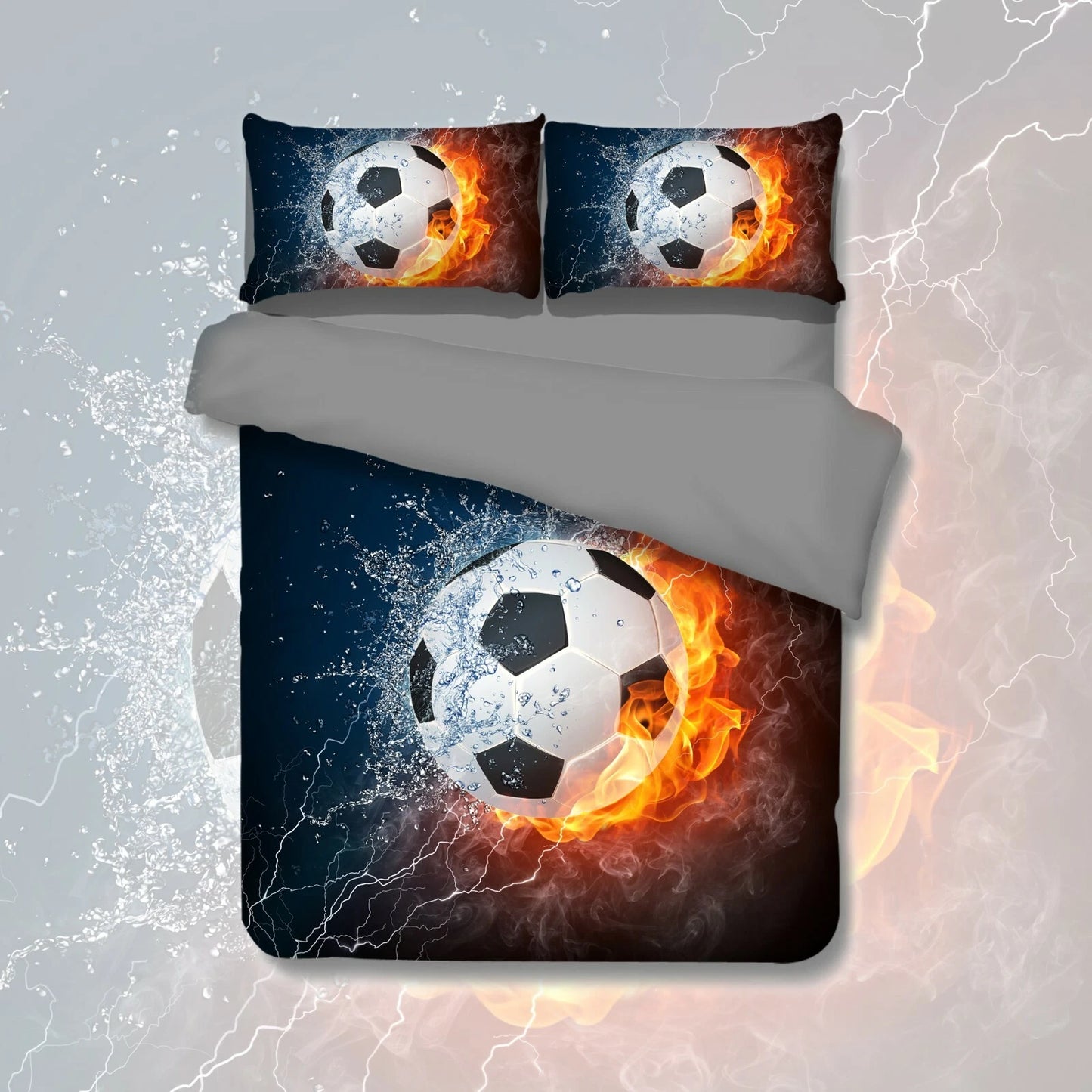 Soccer Quilt Cover