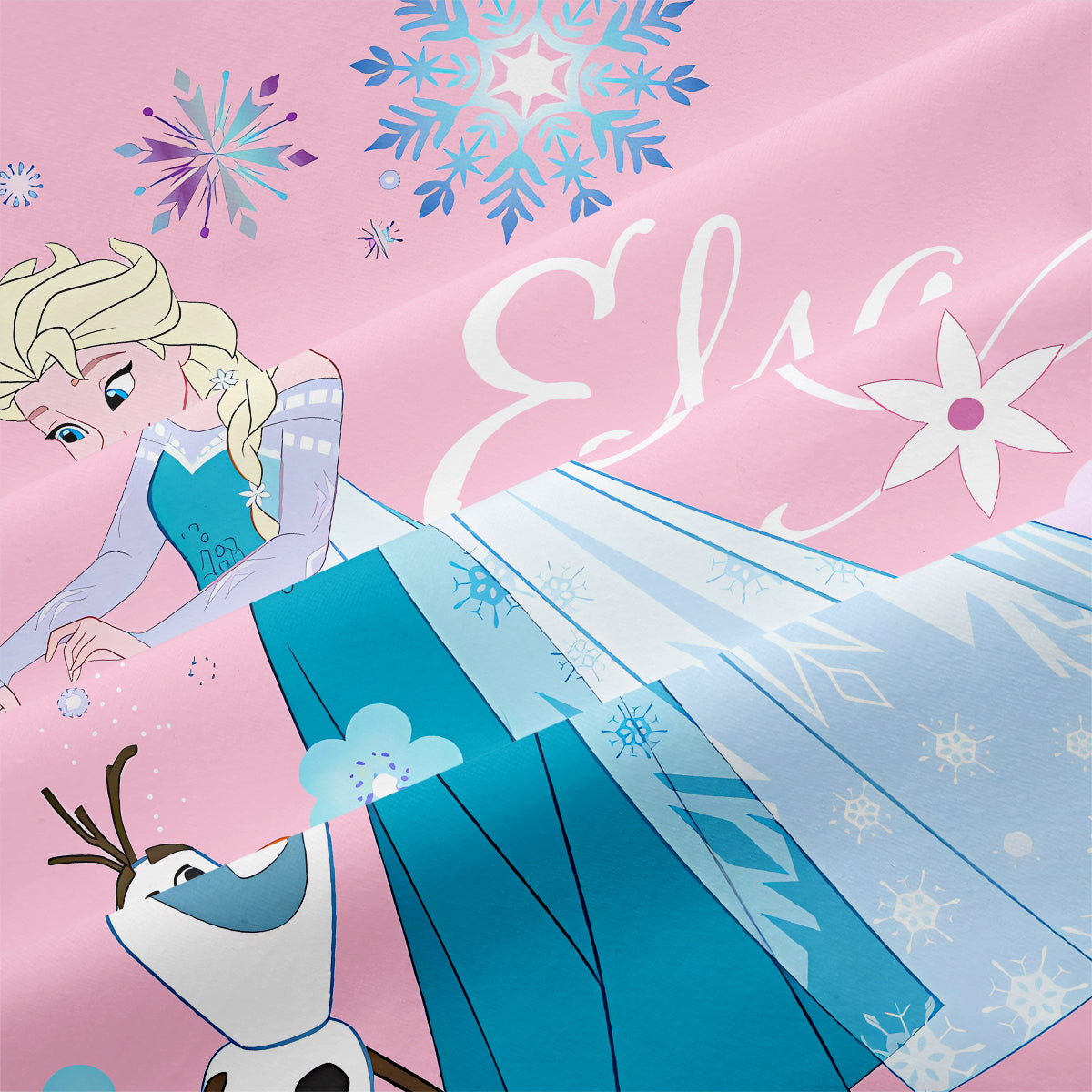 Pink Frozen Quilt Cover Set