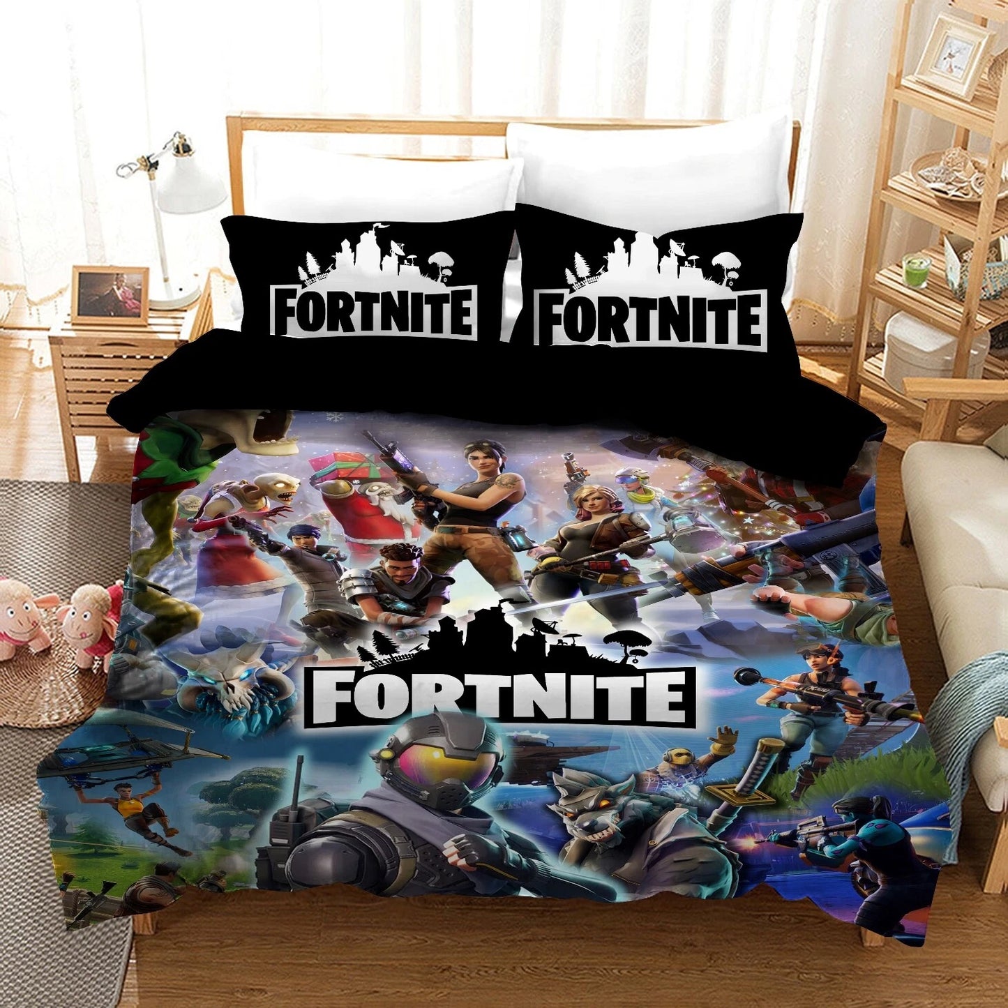 Fortnite Battle Royale Heroes Quilt Cover