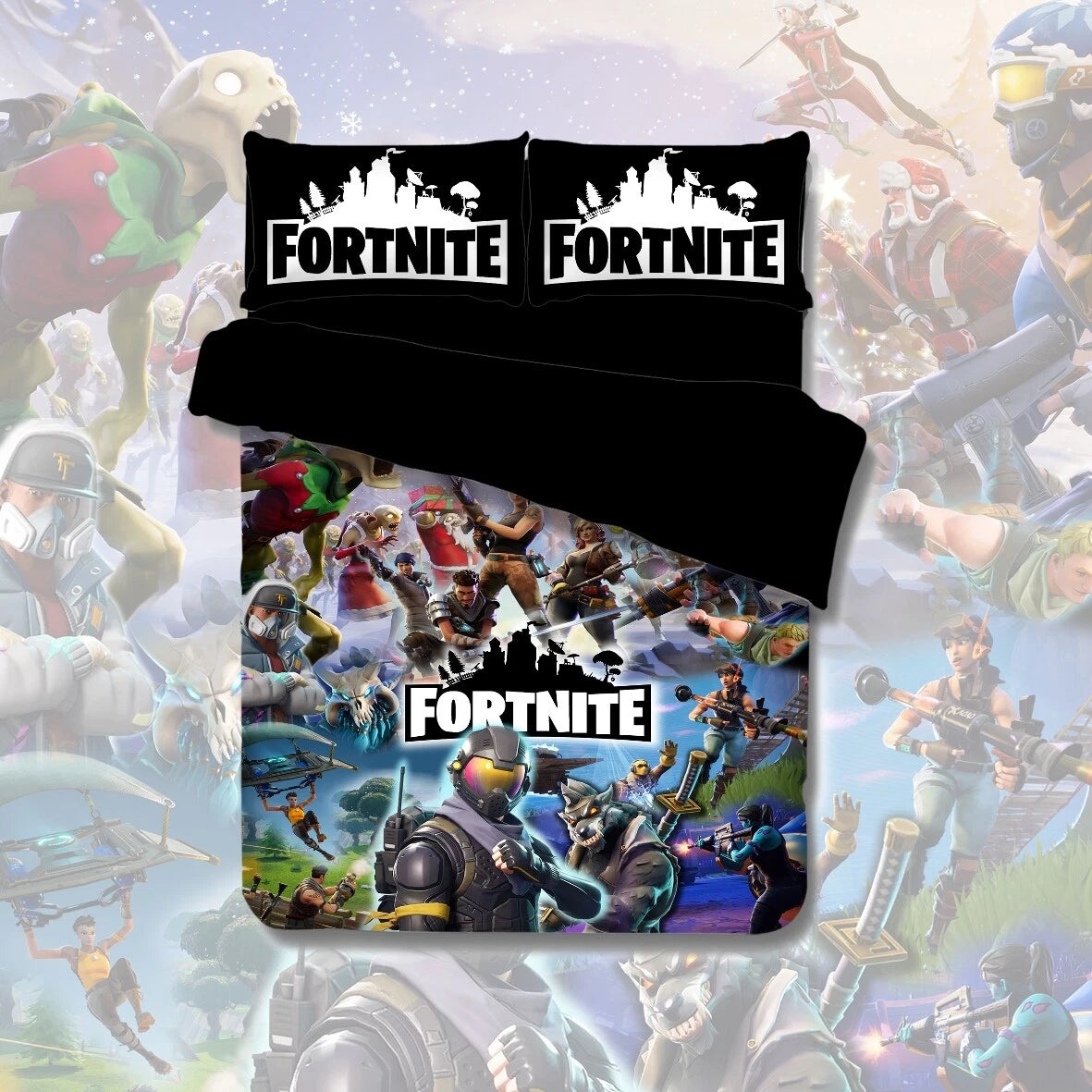 Fortnite Battle Royale Heroes Quilt Cover