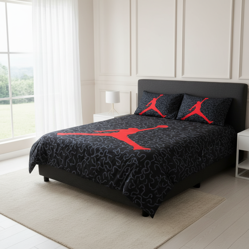 Jump Grey Quilt Cover