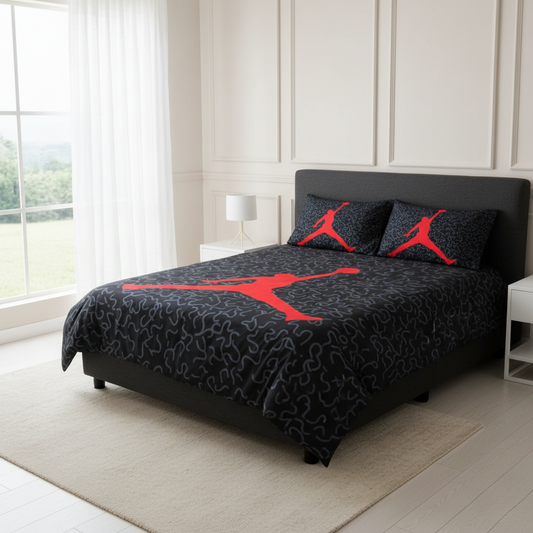 Jump Grey Quilt Cover