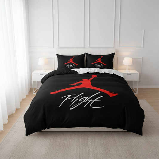 Red Jump Quilt Cover
