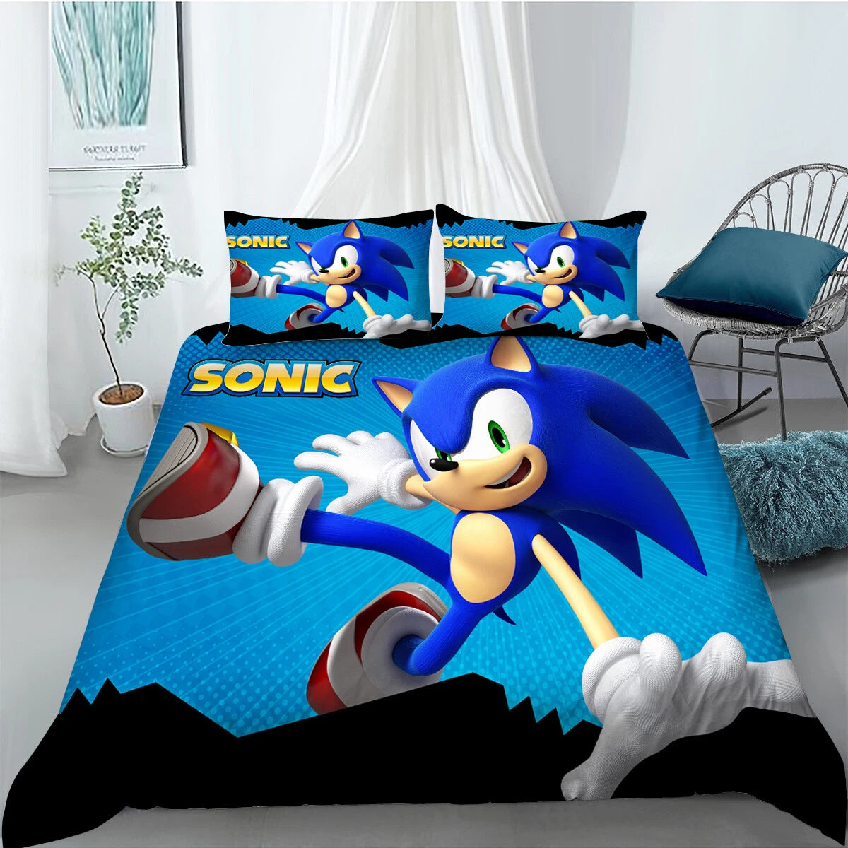Sonic Quilt Cover
