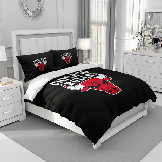 Chicago Bulls Black Quilt cover