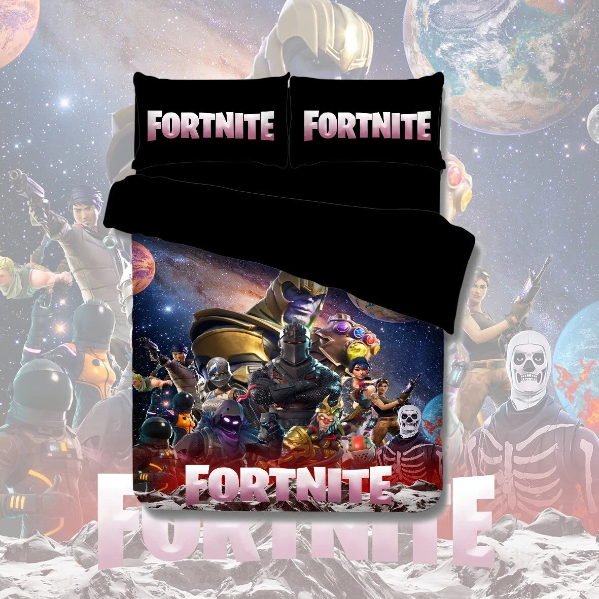 Fortnite Cosmic Battle Quilt Cover Set