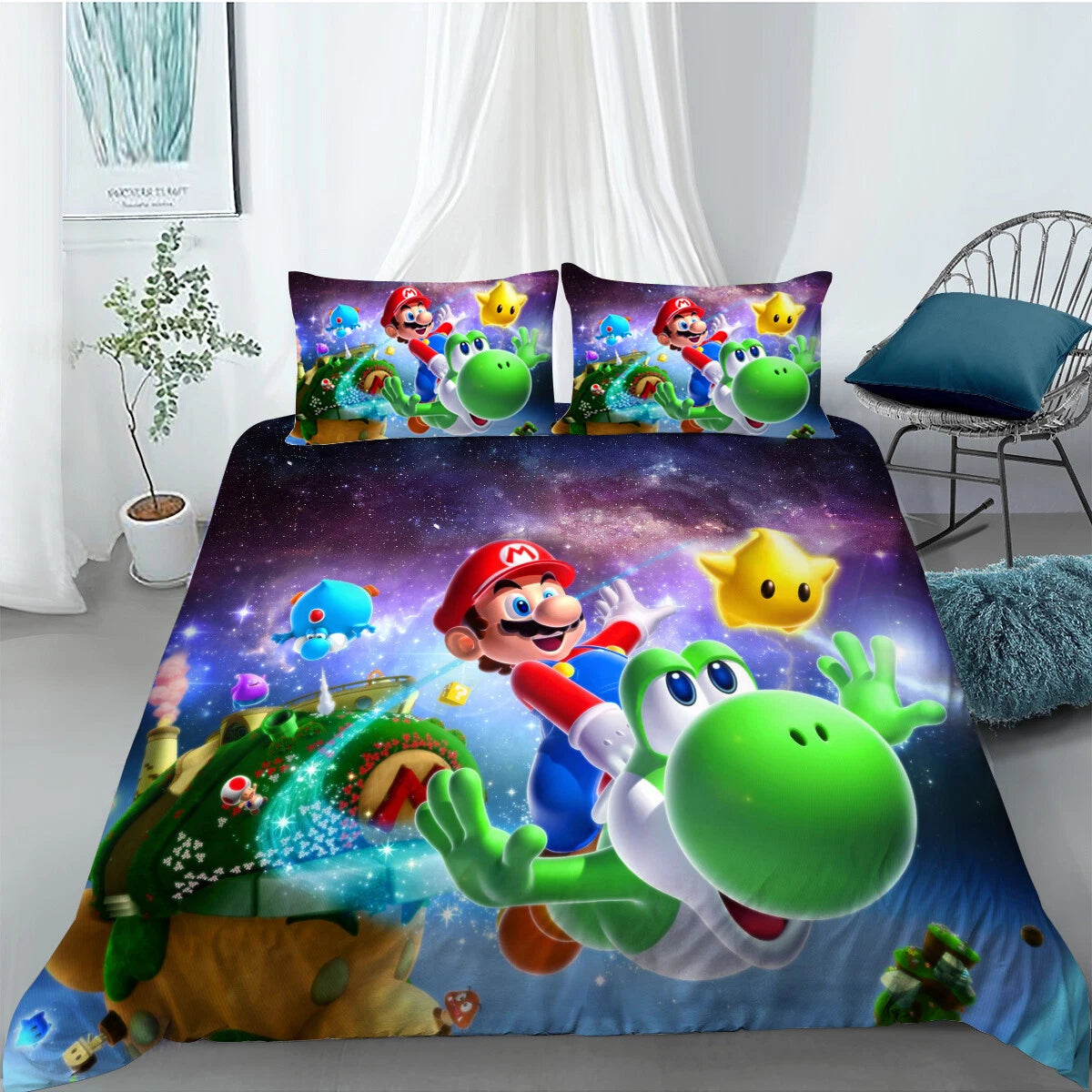 Kids gaming quilt cover
