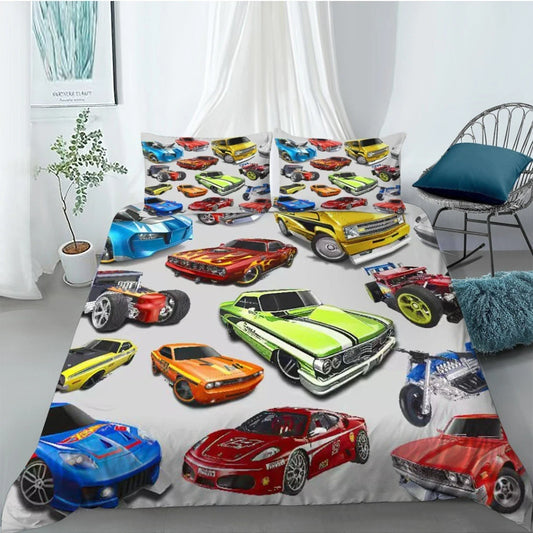 Car Family Quilt Cover