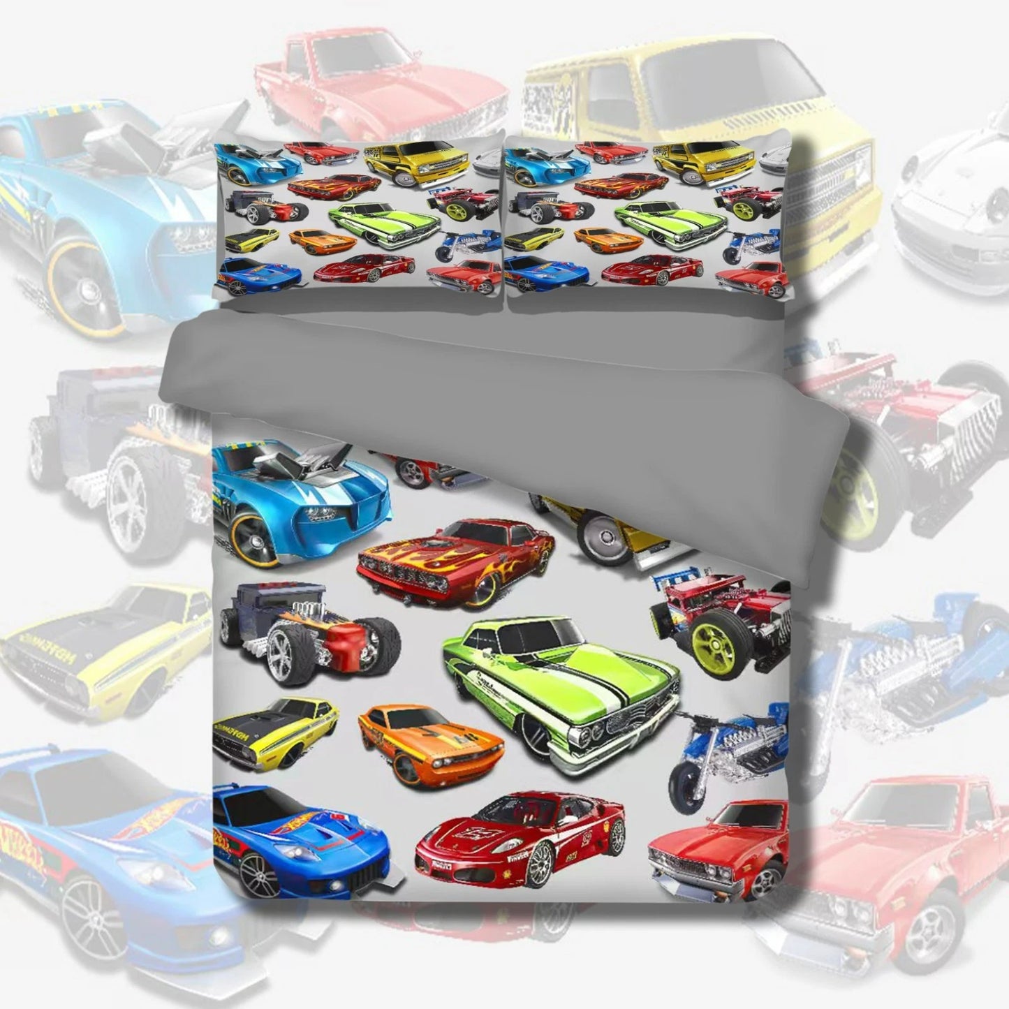 Car Family Quilt Cover