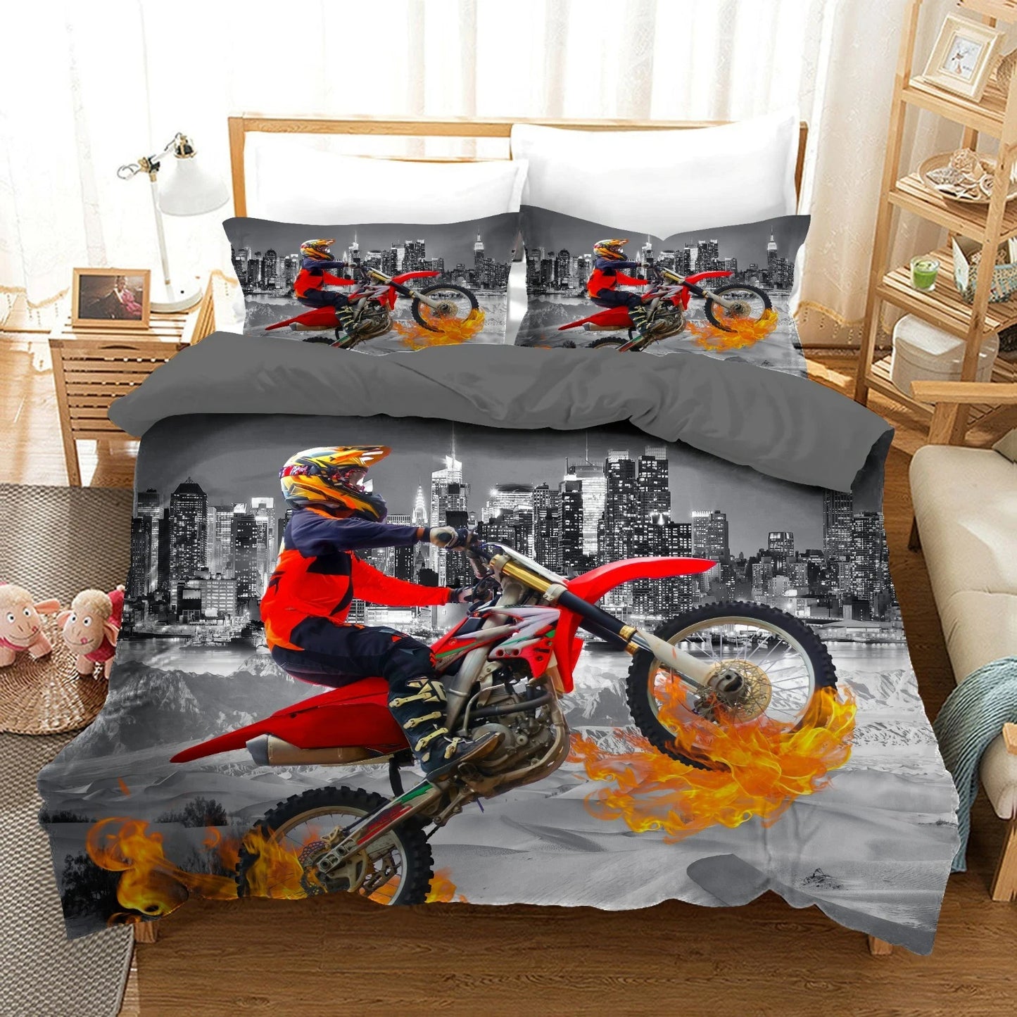 Dirt Bike Quilt Cover