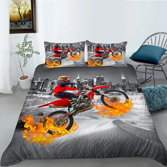 Dirt Bike Quilt Cover