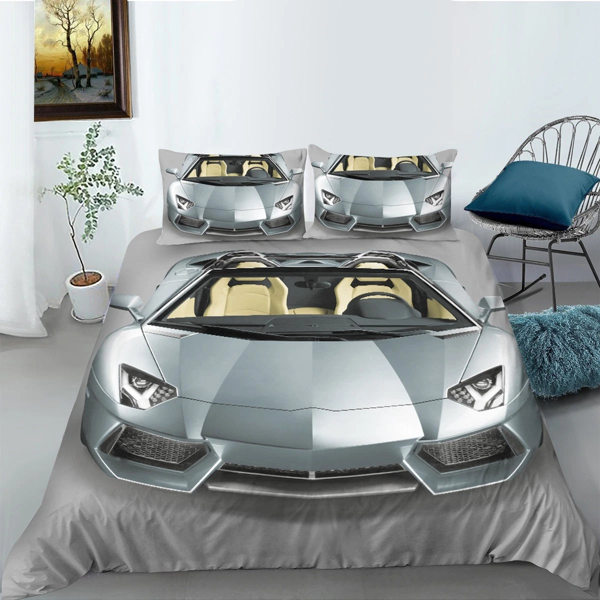 Lamborghini Quilt Cover