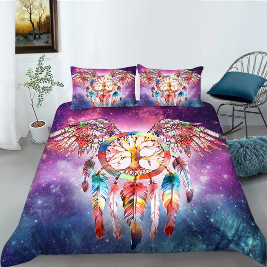 Galaxy Wings Quilt Cover