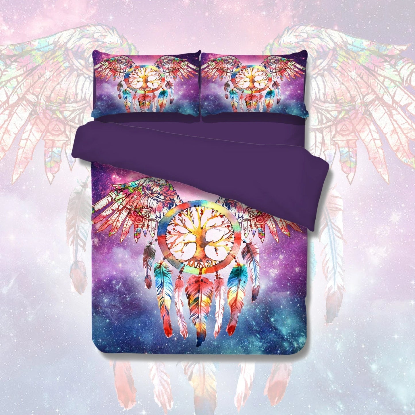 Galaxy Wings Quilt Cover