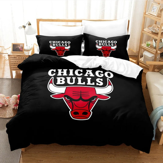 Chicago Bulls Black Quilt cover